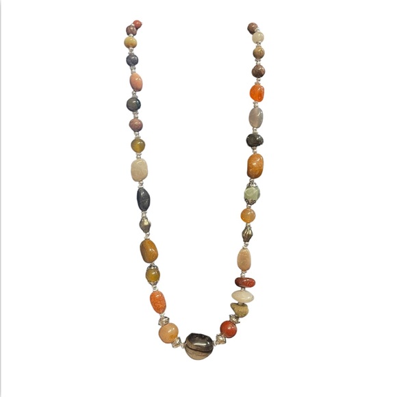 Agete and jasper graduated stone necklace NEW WITH TAGS - Picture 2 of 10